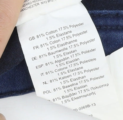 Bench Women's Blue Skinny Jeans Size 6 with Stretch