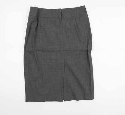 BOSS Hugo Boss Women's Grey Pencil Skirt Size 8