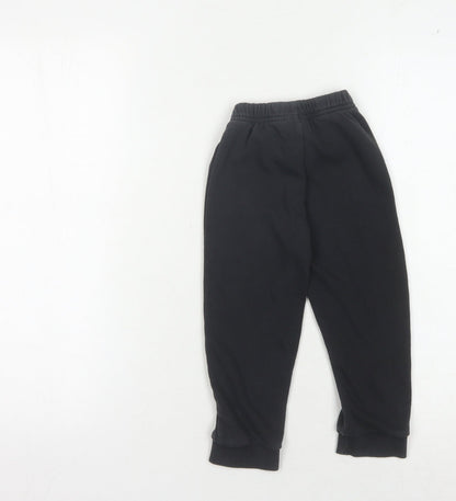 Adidas Boys Black Joggers, 2-3 Years, Casual Elastic Waist