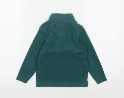 Regatta Boys Green Fleece Henley Sweatshirt 3-4 Years