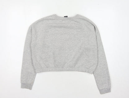 Disney Primark Girls Grey Long Sleeve Merry Stichmas Sweatshirt