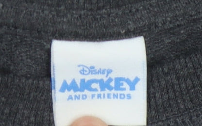 Disney Girls Grey Mickey & Minnie Sweatshirt - 13-14 Years