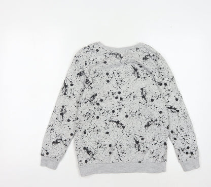George Boys Grey Sonic Speed Pullover Sweatshirt 10-11 Years