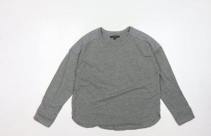 Donna Karan Women's Grey Sweatshirt, L, Crew Neck