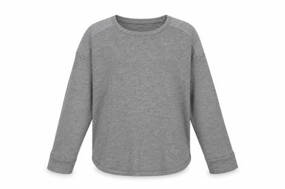 DKNY Women's Grey Sweatshirt, L, Crew Neck