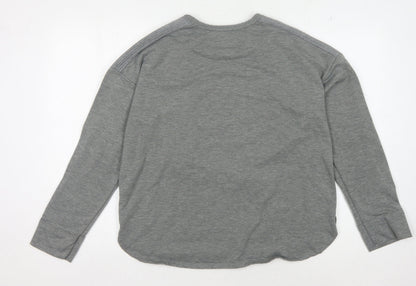 Donna Karan Women's Grey Sweatshirt, L, Crew Neck