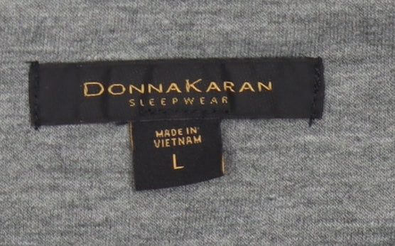 Donna Karan Women's Grey Sweatshirt, L, Crew Neck
