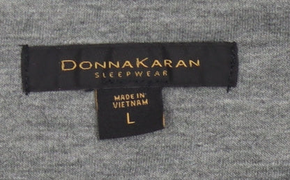Donna Karan Women's Grey Sweatshirt, L, Crew Neck