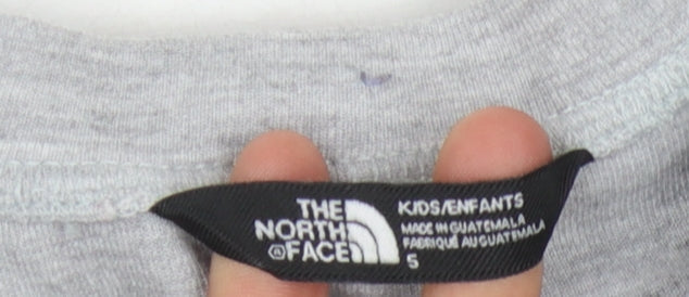 The North Face Boys Grey/Black Pullover Sweatshirt 5-6 Years