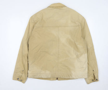 Mens UK Size L Marks and Spencer Beige Basic Jacket