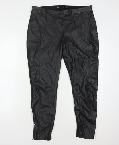 Womens UK Size 16 NEXT Slim Fit Jegging Black Trousers