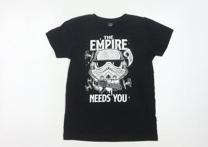 Funko Boys Black Star Wars Graphic T-Shirt L