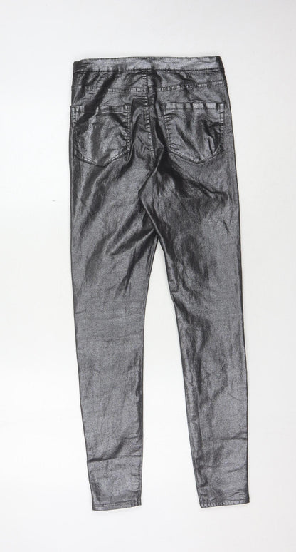 Womens UK Size 10 Denim Co. Slim Fit Jegging Black Trousers