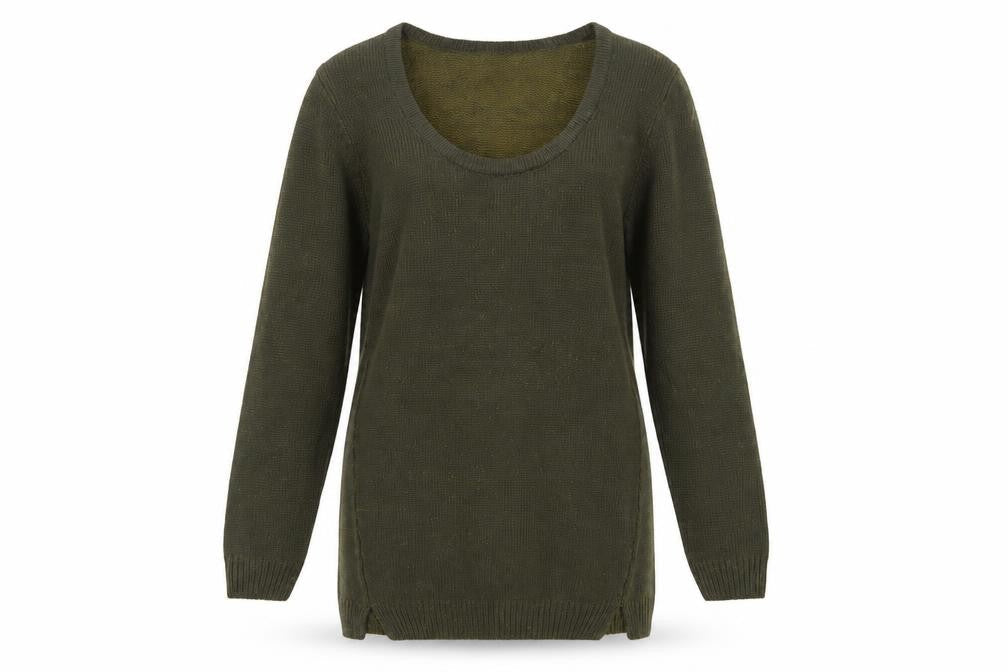Womens UK Size M Tezenis Green Pullover Jumper