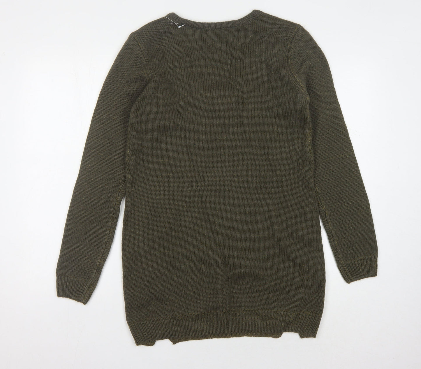 Womens UK Size M Tezenis Green Pullover Jumper