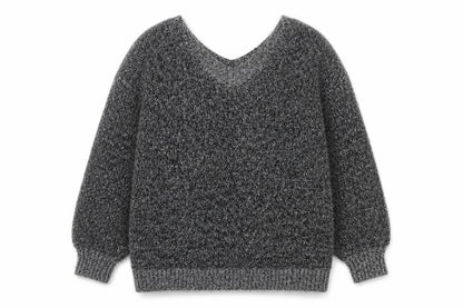 Womens UK Size L Rainbow Grey Pullover Jumper