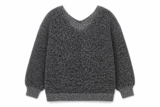 Womens UK Size L Rainbow Grey Pullover Jumper