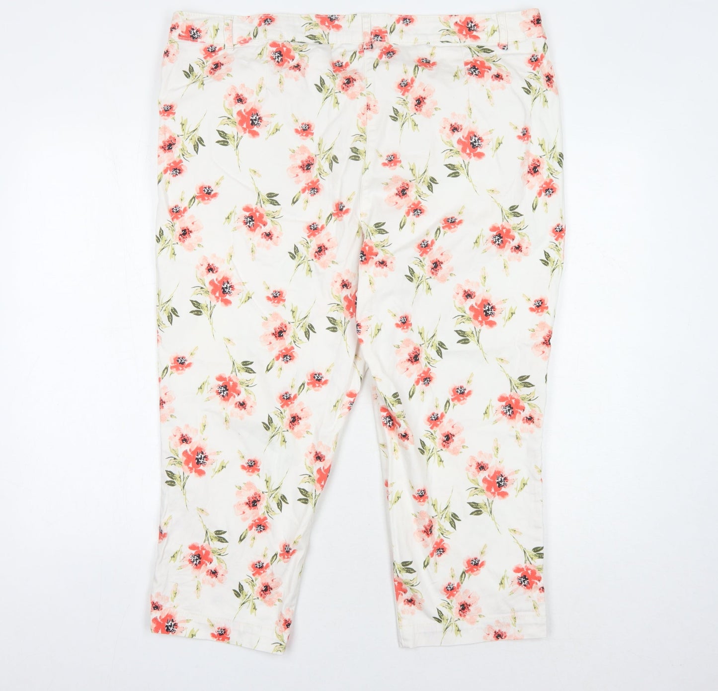 Bonmarché Women's Capri Floral Jeans, Size 20