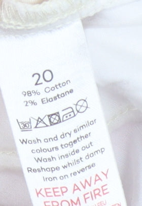 Bonmarché Women's Capri Floral Jeans, Size 20