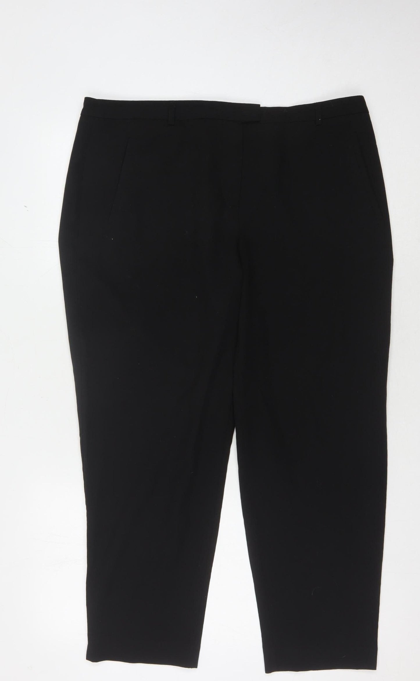 New Look Women's Black Trousers, Size 16, Regular Fit