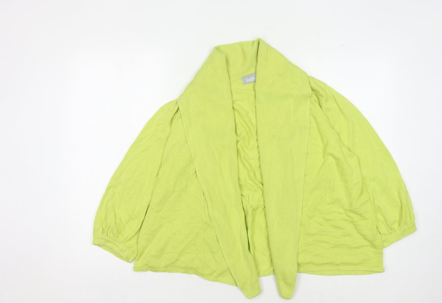 Womens UK Size L Wallis Green Cardigan Jumper