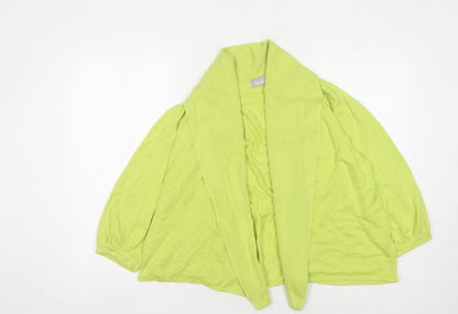Womens UK Size L Wallis Green Cardigan Jumper