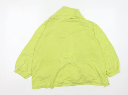 Womens UK Size L Wallis Green Cardigan Jumper
