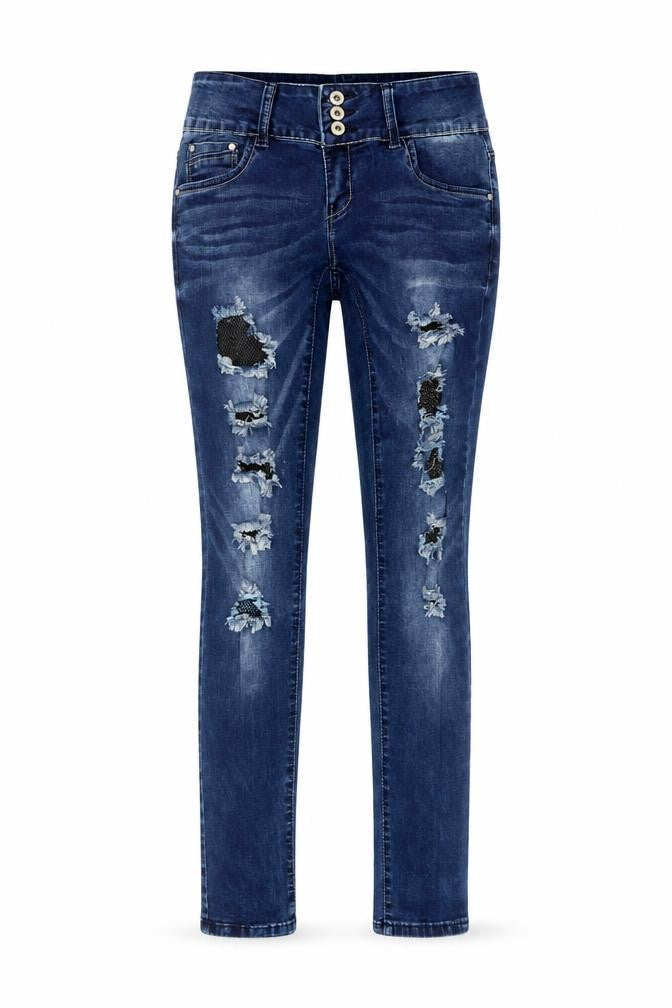 Redseventy Women's Blue Skinny Jeans Size 14