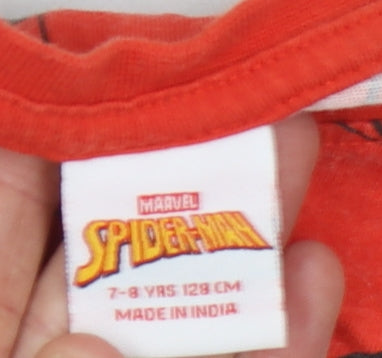 Marvel Boys Spider-Man Red T-Shirt 7-8 Years