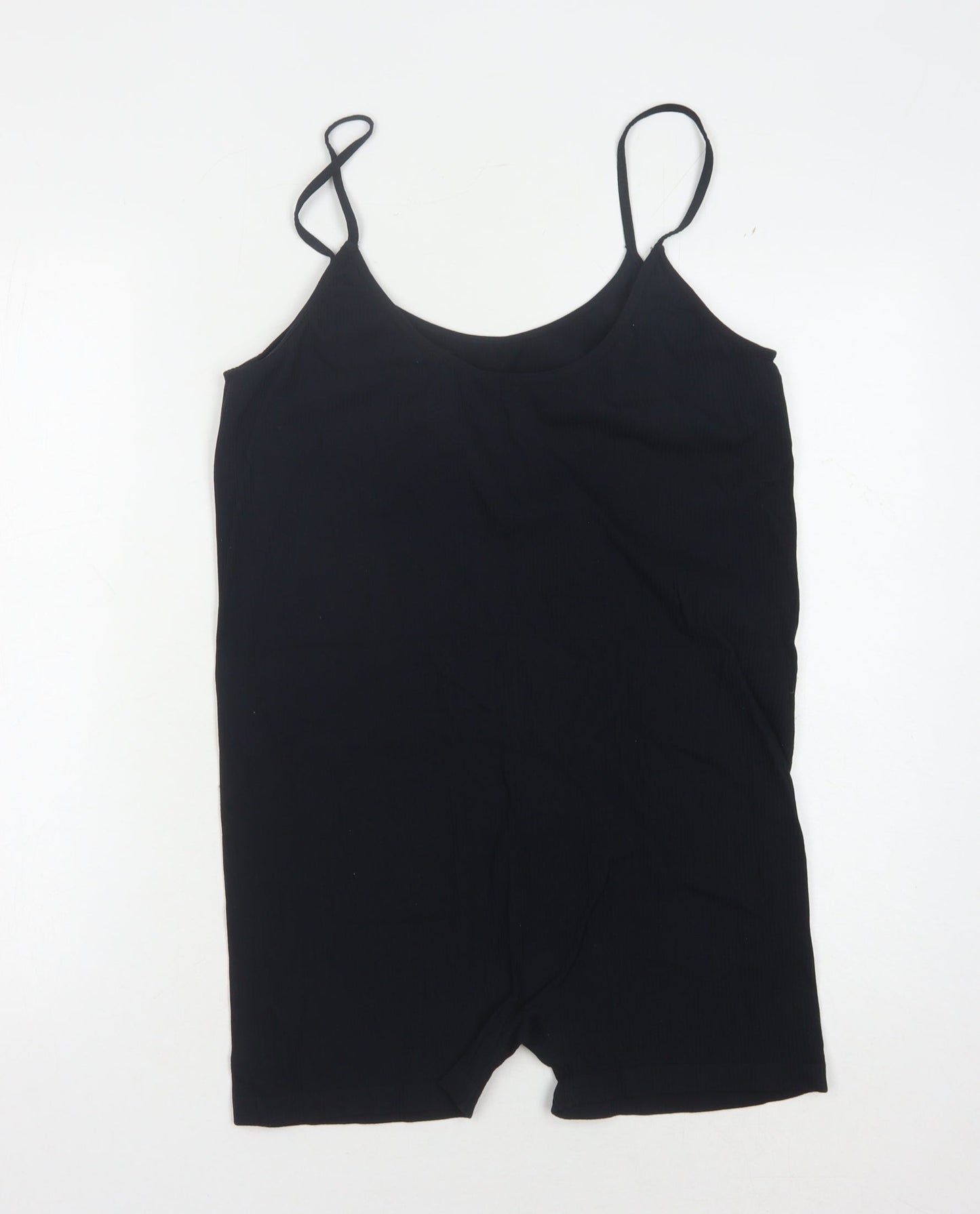 H&M Women's Black XL Sleeveless Stretch Jumpsuit