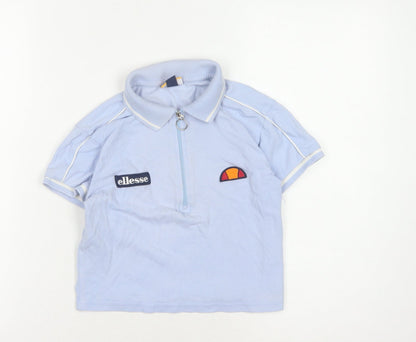 Unisex Adults UK Size 6 ellesse Blue Basic Polo