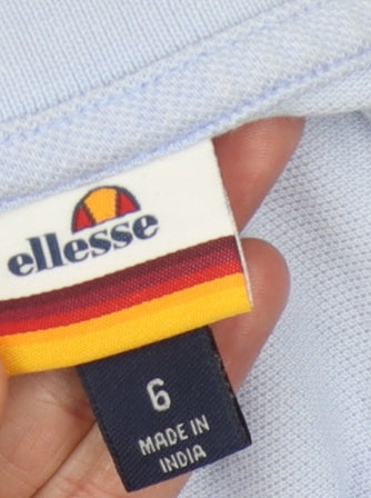 Unisex Adults UK Size 6 ellesse Blue Basic Polo