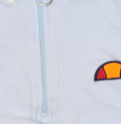 Unisex Adults UK Size 6 ellesse Blue Basic Polo