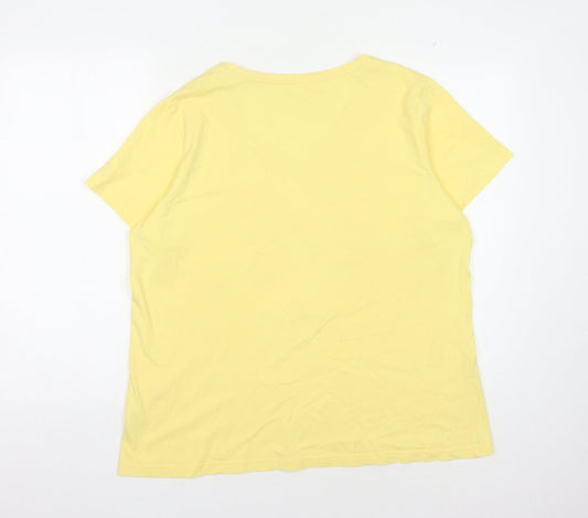 Mountain Warehouse Women's Yellow Nature T-Shirt, Size 18