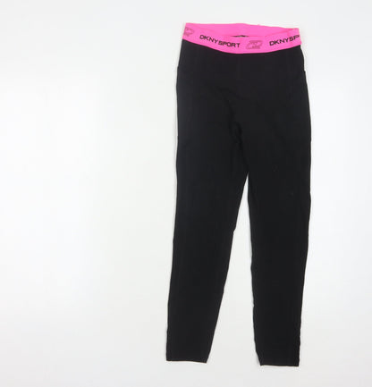 Womens UK Size XS DKNY  Leggings Black Leggings