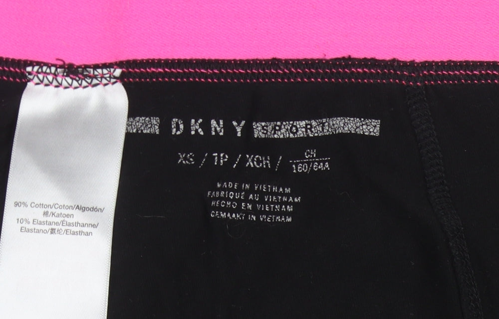 Womens UK Size XS DKNY  Leggings Black Leggings