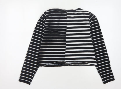 New Look Women's Black Striped Long Sleeve T-Shirt