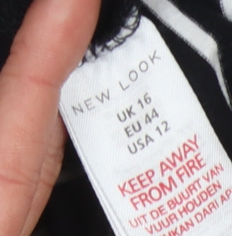 New Look Women's Black Striped Long Sleeve T-Shirt