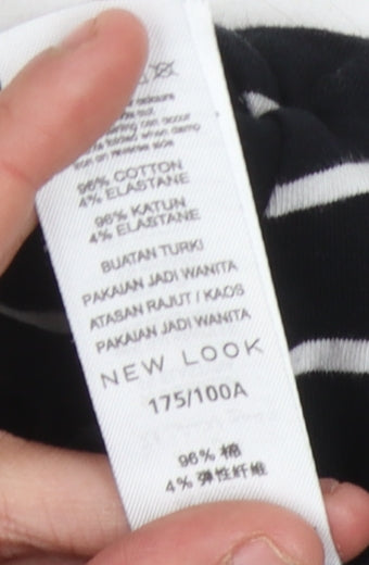 New Look Women's Black Striped Long Sleeve T-Shirt