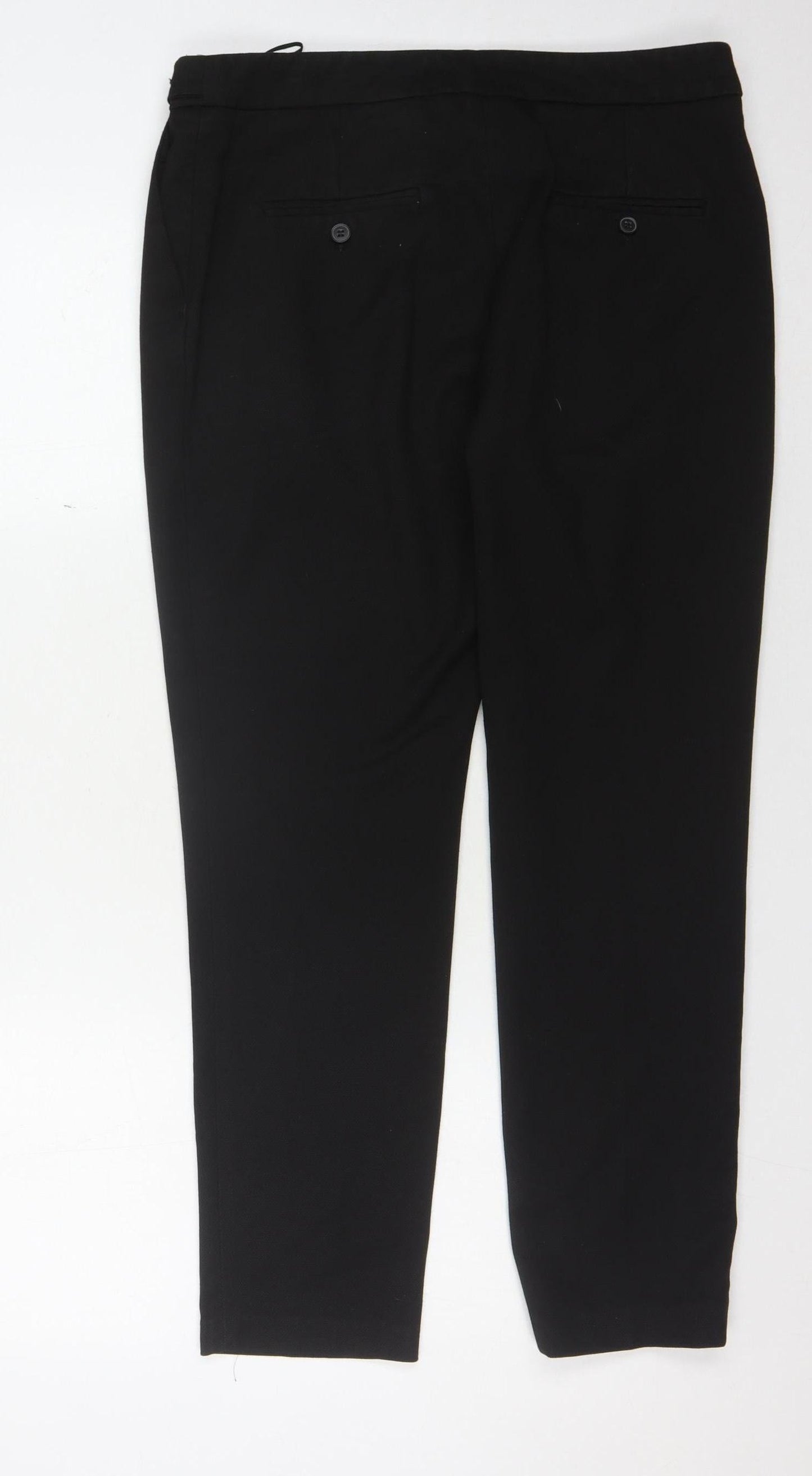 Womens UK Size 12 NEXT   Black Trousers
