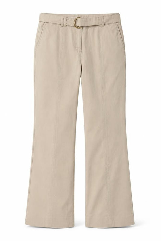 Womens UK Size 12 Bonmarché Regular Fit Straight Beige Jeans