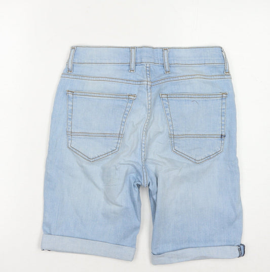 Burton Men's Blue Chino Shorts, Size M, Light Denim