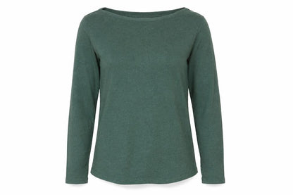 Womens UK Size 6 Fat Face Green Basic T-Shirt