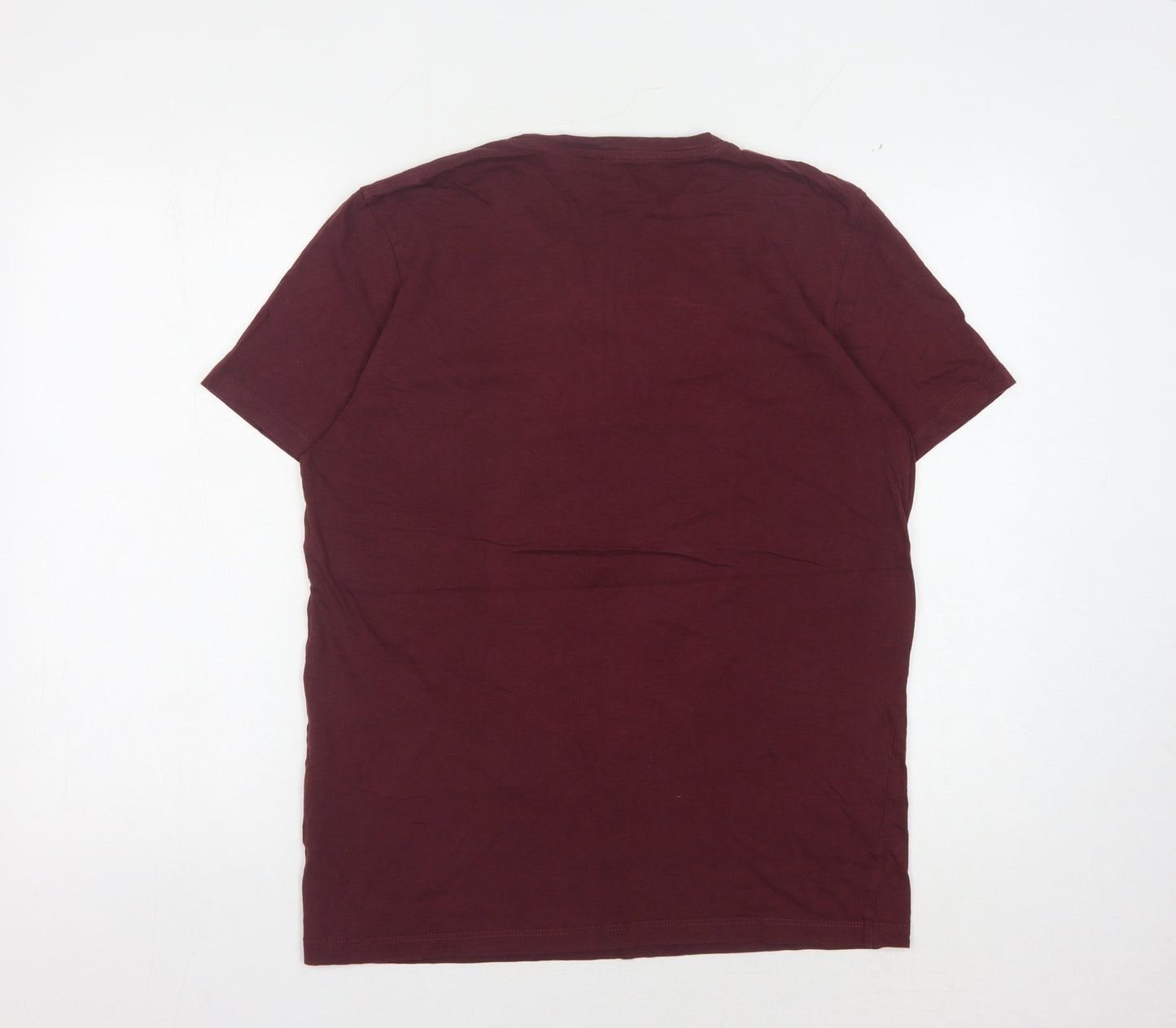 Mens UK Size L JACK & JONES Red  T-Shirt