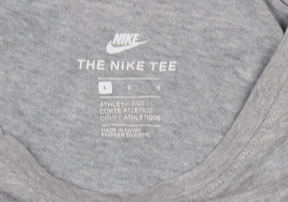 Nike Men's Grey Graphic Athletic T-Shirt L Size