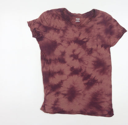 Womens UK Size L Victoria's Secret Purple Basic T-Shirt