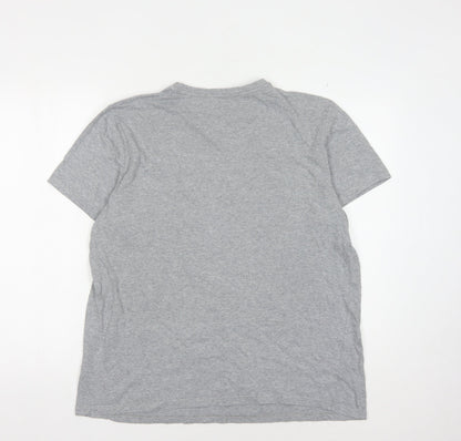 Kin by John Lewis Men's Grey Graphic Print T-Shirt L