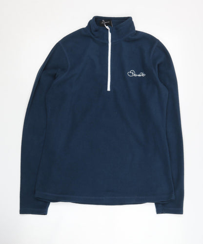 Dare2b Women's Blue Sweatshirt, Size 10, High Neck, Zip
