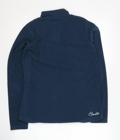 Dare2b Women's Blue Sweatshirt, Size 10, High Neck, Zip