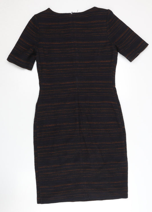 Laura Ashley Women's Striped Sheath Dress, Size 12